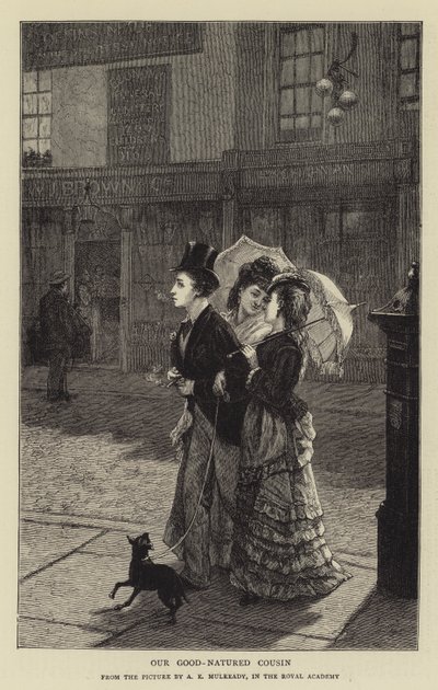 私たちの親切ないとこ 作： Augustus Edward Mulready